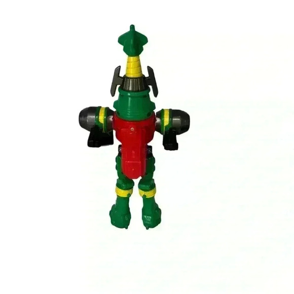 Power Rangers Operation Overdrive Green/Red Ranger Turbo Drill 9” - Picture 4 of 4